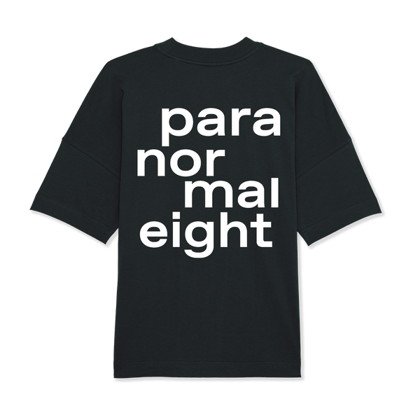 paranormaleight oversized shirt - black
